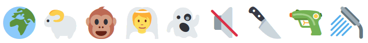 Emojis en fuente Twemoji (Firefox)