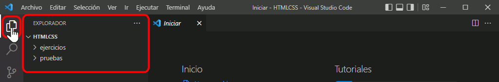 VSC. Área de trabajo