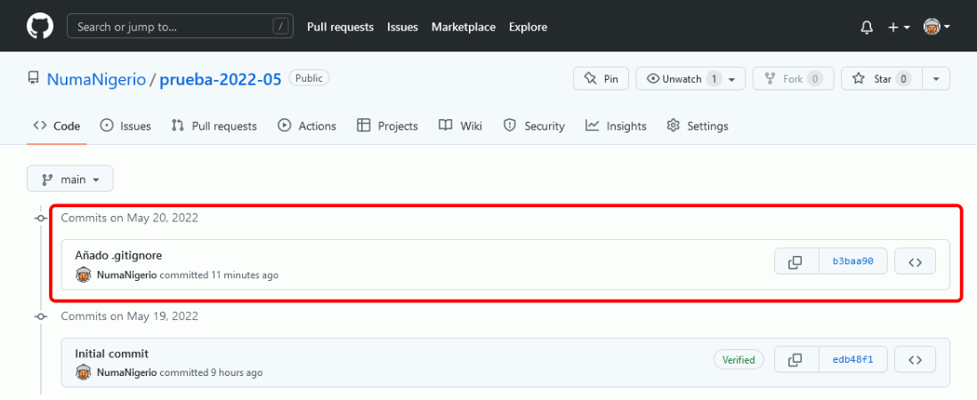 Realizar commits en GitHub con VSC